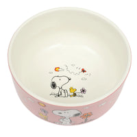 Snoopy Stoneware Bowl / Snack Dish - Love Begins To Bloom - snoopn4pnuts.com