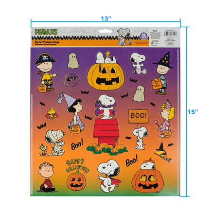 Peanuts Halloween Reusable Window Clings - snoopn4pnuts.com