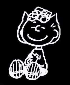 Sally Die - Cut Vinyl Decal - White - snoopn4pnuts.com