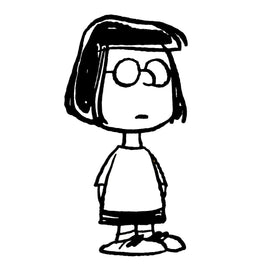 Marcie Die - Cut Vinyl Decal - Black - snoopn4pnuts.com