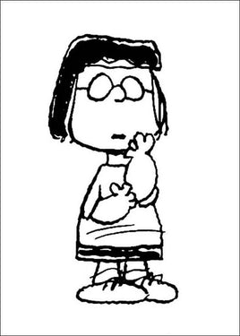 Marcie Die - Cut Vinyl Decal - Black - snoopn4pnuts.com