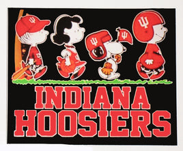 Snoopy College Football Indoor/Outdoor Waterproof Vinyl Decal - Indiana Hoosiers - snoopn4pnuts.com