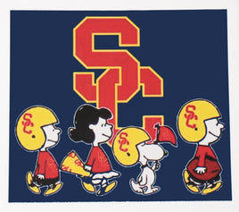 Snoopy College Football Indoor/Outdoor Waterproof Vinyl Decal - South Carolina Gamecocks (Copy) - snoopn4pnuts.com