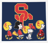 Snoopy College Football Indoor/Outdoor Waterproof Vinyl Decal - South Carolina Gamecocks (Copy)