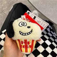 Snoopy Plush Popcorn-Shaped Backpack / Purse Pendant - Hang It Anywhere!