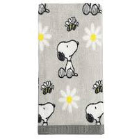 Snoopy Hand Towel - Daisies - snoopn4pnuts.com