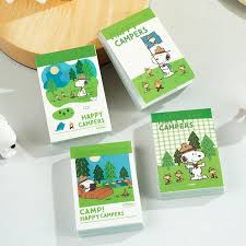 Beagle Scout Snoopy Mini Decorated Note Pad (Sold Separately/Random Design Chosen) - snoopn4pnuts.com