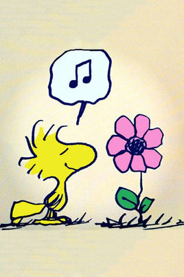 Peanuts Double - Sided Linen Flag - Woodstock Tweets - snoopn4pnuts.com
