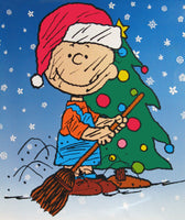 Peanuts Double - Sided Flag - Pig Pen Christmas - snoopn4pnuts.com