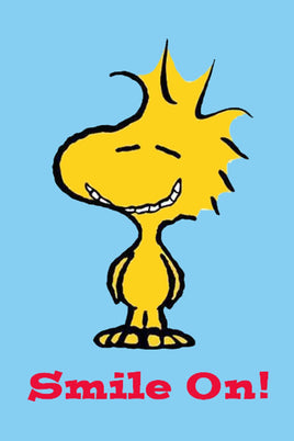 Peanuts Double - Sided Flag - Woodstock Smile On! - snoopn4pnuts.com