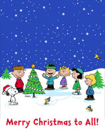 Peanuts Double - Sided Flag - Merry Christmas To All! - snoopn4pnuts.com