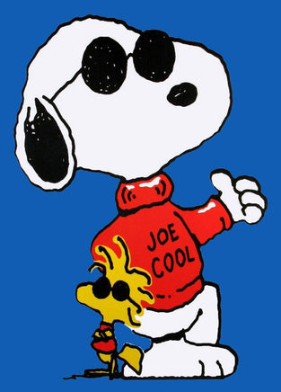 Peanuts Double - Sided Flag - Snoopy Joe Cool and Woodstock - snoopn4pnuts.com