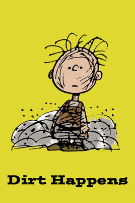 Peanuts Double - Sided Flag - Pig Pen Dirt Happens - snoopn4pnuts.com