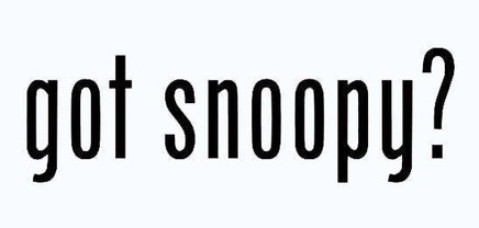 "Got Snoopy?" Die - Cut Vinyl Decal - Black - snoopn4pnuts.com