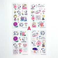 Peanuts Clear-Backed Plastic Sticker Set (55 Stickers!)