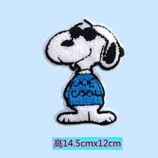 Joe Cool Snoopy Large Furry Patch - 6" High! - snoopn4pnuts.com