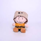 Peanuts Backpack / Key Chain Plush Doll With Removable Hood