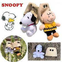 Peanuts Backpack / Key Chain Plush Doll With Removable Hood - snoopn4pnuts.com