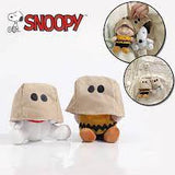 Peanuts Backpack / Key Chain Plush Doll With Removable Hood