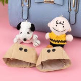 Peanuts Backpack / Key Chain Plush Doll With Removable Hood