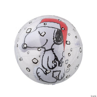 Snoopy Christmas Snow Globe Inflatable Beach Ball