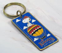 Knott's Berry Farm Brass Key Chain - "Jackie" Name Engraved On Back - snoopn4pnuts.com