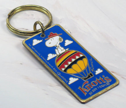 Knott's Berry Farm Brass Key Chain - "Jackie" Name Engraved On Back - snoopn4pnuts.com