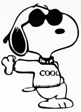 Snoopy Joe Cool Die - Cut Vinyl Decal - snoopn4pnuts.com