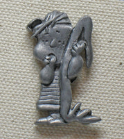 Linus Solid Pewter Pin