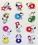 Snoopy Loose Leaf Paper Reinforcement Stickers