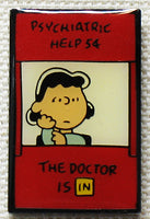 Lucy Psych Booth Enamel Pin