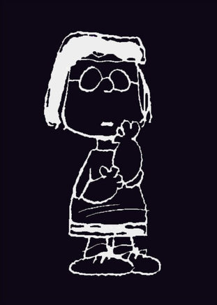 Marcie Die - Cut Vinyl Decal - White - snoopn4pnuts.com