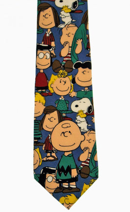 Peanuts Gang Silk Neck Tie (New But Near Mint/Free Gift Box!)