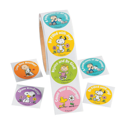 Peanuts Inspirational Seals Sticker Set (12) - snoopn4pnuts.com