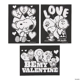 Peanuts Fuzzy Faux Velvet Valentine's Day Puzzle - snoopn4pnuts.com