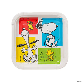 Happy Snoopy Dinner Plates