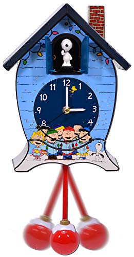 Peanuts Musical Pendulum Cuckoo Wall Clock (Table Clock Without Using Pendulum) - snoopn4pnuts.com