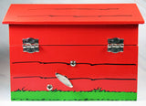 Peanuts Musical and Animated Doghouse-Shaped Jewelry Box - I Love Snoopy