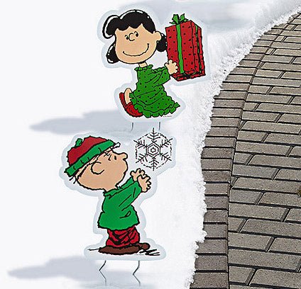 Peanuts Christmas Holiday Corrugated Plastic Yard Signs (Sold Separately) - snoopn4pnuts.com