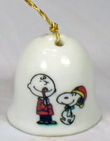 Peanuts Micro Porcelain Bell Ornament - Charlie Brown and Snoopy (Only 1