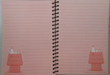 Snoopy's Doghouse Spiral-Bound Notebook With Colored, Decorated Pages