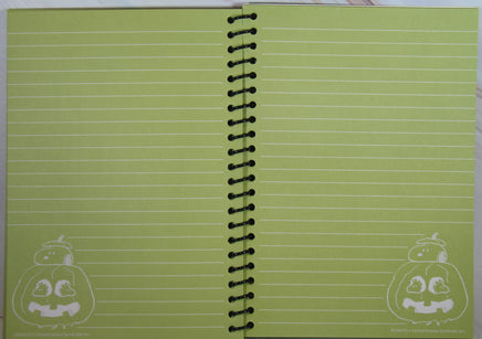 Snoopy Halloween Color-Pages Spiral-Bound Notebook With Lined, Colored Pages