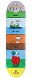 Peanuts Maple Skateboard Deck By Element - Earth