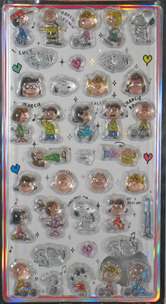 Peanuts Thick (Raised) Vinyl Stickers With Clear Border - Great For Scrapbooking! - snoopn4pnuts.com