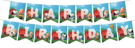 Peanuts Birthday Banner Party Ware - snoopn4pnuts.com