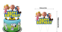 Peanuts Party Ware - Cake Topper (One - Time Use) - Matching Party Ware Sold Separately - snoopn4pnuts.com