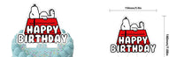 Peanuts Party Ware - Cake Topper (One - Time Use) - Matching Party Ware Sold Separately - snoopn4pnuts.com
