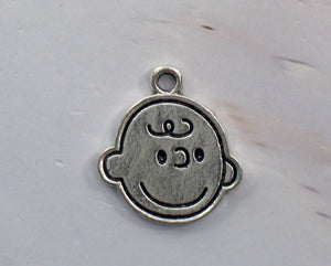 Charlie Brown Pewter-Finish Charm
