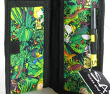 Peanuts Safari Cloth Checkbook Cover With Dual Pen Holders