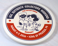 2016 ECC (East Coast Collectors) Ceramic Tile Coaster (King of Prussia, PA) - snoopn4pnuts.com